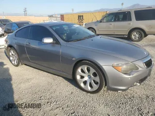 2004 BMW 6 Series 645Ci with VIN WBAEH73434B190924, listed as a Copart auction lot 74318214 with 121,317 mi miles and Clean Title. Bid and sale history available at carsss.com. Image 4.
