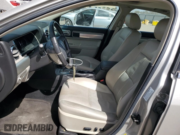 2008 Lincoln MKZ with VIN 3LNHM26T98R655480, listed as a Copart auction lot 49313205 with 68,106 mi miles and Salvage Title. Bid and sale history available at carsss.com. Image 7.