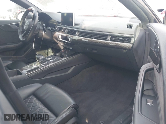 2019 Audi S5 Sportback Premium Plus z VIN WAUB4CF57KA081140, wystawiony jako IAAI lot #41179590 z przebiegiem 48 025 mil mil oraz . Historia ofert i sprzedaży dostępna na DreamBid. Obrazek 5.