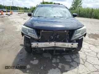 2015 Nissan Pathfinder SL with VIN 5N1AR2MMXFC676803, listed as a Copart auction lot 56932855 with 181,459 mi miles and Salvage title. Bid and sale history available at DreamBid. Image 5.