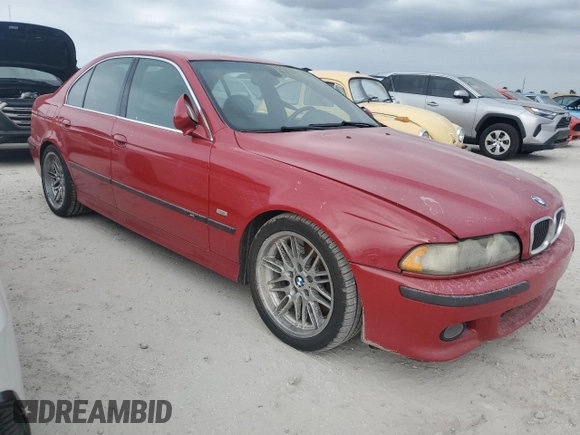 2000 BMW M5 z VIN WBSDE9345YBZ94093, wystawiony jako Copart lot #74606874 z przebiegiem Nie podano mil oraz Nie do naprawy • Non repairable. Historia ofert i sprzedaży dostępna na DreamBid. Obrazek 4.