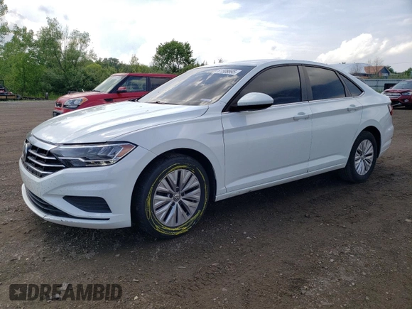 2019 Volkswagen Jetta S with VIN 3VWC57BU6KM027630, listed as a Copart auction lot 61508895 with 84,486 mi miles and Salvage title. Bid and sale history available at DreamBid. Image 1.