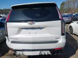 2023 Cadillac Escalade AWD V-Series with VIN 1GYS4HK9XPR137308, listed as a IAAI auction lot 41686211 with 46,513 mi miles. Bid and sale history available at carsss.com. Image 16.