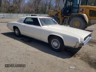 1967 Ford Thunderbird с VIN 7Y81Z140868, выставлен на аукционе Copart как лот 48182305 с пробегом 56 543 миль миль и Списание • Salvage title. История ставок и продаж доступна на DreamBid. Изображение 4.