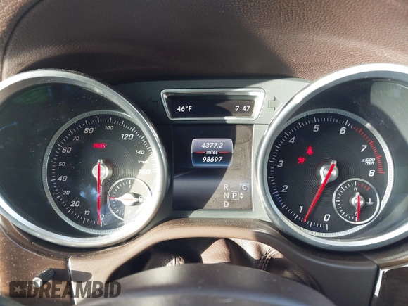 2017 Mercedes-Benz GLS 450 with VIN 4JGDF6EE6HA846688, listed as a IAAI auction lot 41824755 with 98,697 mi miles and . Bid and sale history available at DreamBid. Image 7.