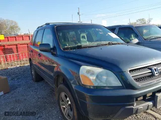 2005 Honda Pilot EX-L with RES with VIN 5FNYF18625B009968, listed as a IAAI auction lot 41819936 with 215,997 mi miles. Bid and sale history available at carsss.com. Image 1.
