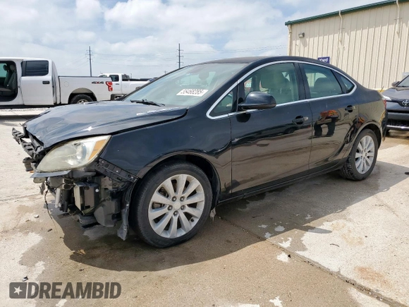 2016 Buick Verano with VIN 1G4PP5SK9G4126555, listed as a Copart auction lot 55468285 with 121,397 mi miles and Salvage title. Bid and sale history available at DreamBid. Image 1.