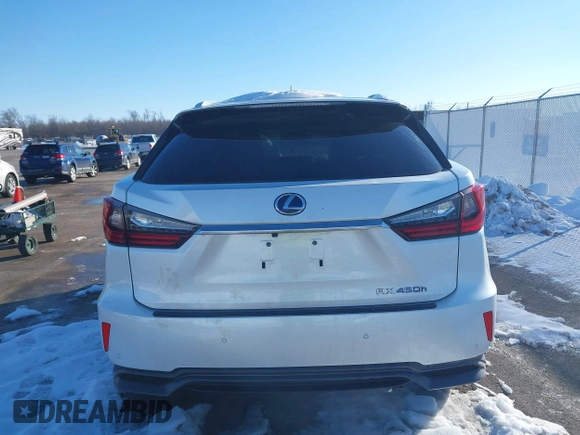 2017 Lexus RX with VIN 2T2BGMCA5HC008706, listed as a IAAI auction lot 41237043 with 91,065 mi miles. Bid and sale history available at carsss.com. Image 17.
