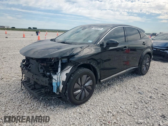 2023 Nissan ARIYA Engage with VIN JN1AF0BAXPM407323, listed as a Copart auction lot 56925375 with 28,434 mi miles and Salvage title. Bid and sale history available at DreamBid. Image 1.