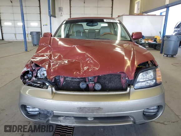 2004 Subaru Legacy Outback with VIN 4S3BE896547208985, listed as a Copart auction lot 47671475 with 255,395 mi miles and Salvage title. Bid and sale history available at DreamBid. Image 5.
