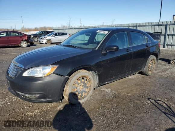 2013 Chrysler 200 LX with VIN 1C3CCBAB6DN533032, listed as a Copart auction lot 49380425 with 171,176 mi miles and Clean Title. Bid and sale history available at carsss.com. Image 1.