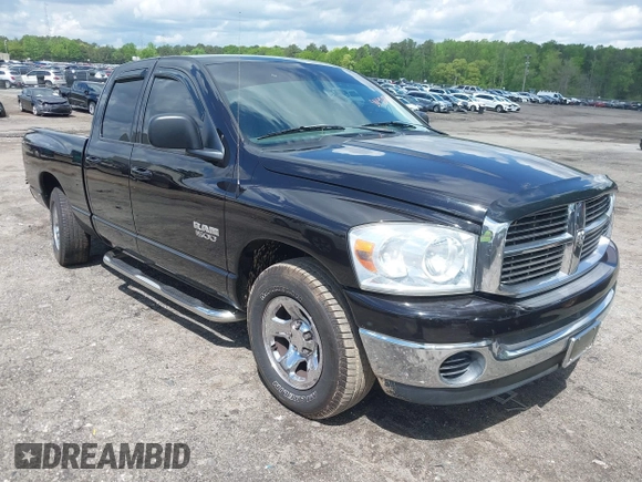 2008 Dodge 1500 SLT with VIN 1D7HA18N18S604524, listed as a IAAI auction lot 42012617 with 269,758 mi miles and . Bid and sale history available at DreamBid. Image 1.