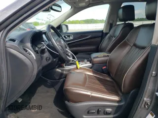 2019 Infiniti QX60 Luxe with VIN 5N1DL0MM3KC507445, listed as a Copart auction lot 55137195 with 205,602 mi miles and Salvage Title. Bid and sale history available at DreamBid. Image 7.