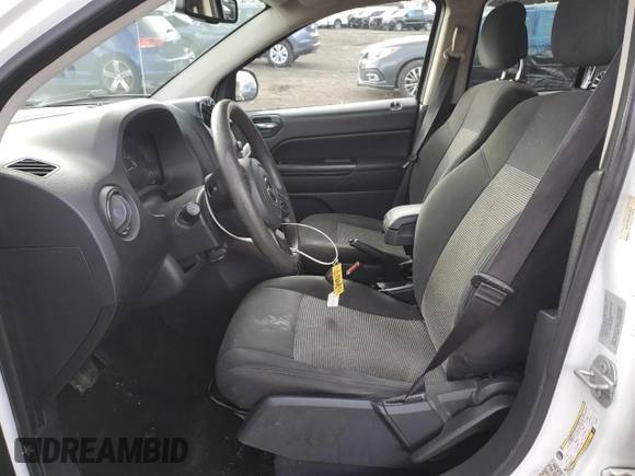 2017 Jeep Compass Sport with VIN 1C4NJCBA4HD130331, listed as a Copart auction lot 47929225 with 97,526 mi miles and Salvage Title. Bid and sale history available at carsss.com. Image 7.