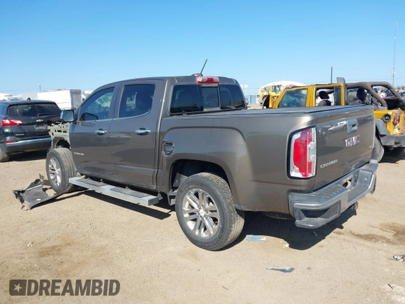 2015 GMC Canyon 2WD SLT with VIN 1GTG5CE33F1217775, listed as a IAAI auction lot 41485677 with 1 mi miles. Bid and sale history available at carsss.com. Image 15.