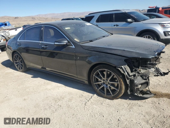 2020 Mercedes-Benz S S 560 with VIN WDDUG8GB4LA513291, listed as a Copart auction lot 61522844 with 40,646 mi miles and Salvage Title. Bid and sale history available at carsss.com. Image 4.