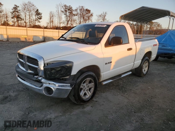 2008 Dodge 1500 ST with VIN 1D7HA16K98J139795, listed as a Copart auction lot 83343894 with 176,187 mi miles and Salvage Title. Bid and sale history available at DreamBid. Image 1.