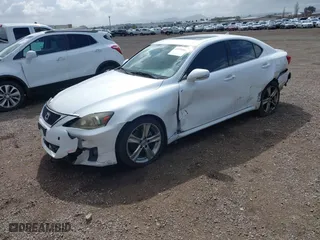 2012 Lexus IS 250 with VIN JTHBF5C26C5163422, listed as a IAAI auction lot 41924086 with 140,940 mi miles. Bid and sale history available at carsss.com. Image 2.