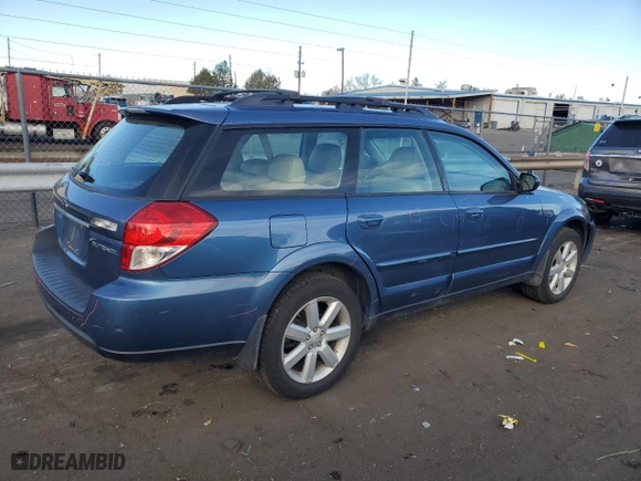 2008 Subaru Outback (Natl) Ltd with VIN 4S4BP62C587364055, listed as a Copart auction lot 81358824 with 108,500 mi miles and Salvage Title. Bid and sale history available at carsss.com. Image 3.