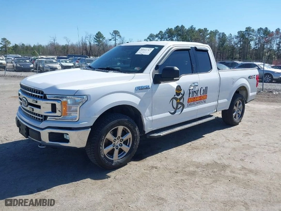 2018 Ford F-150 XL with VIN 1FTEX1EB6JKD87919, listed as a IAAI auction lot 38943767 with 182,253 mi miles. Bid and sale history available at carsss.com. Image 2.