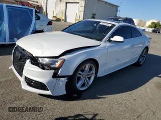 2013 Audi S5 Premium Plus with VIN WAUCGAFR2DA029128, listed as a Copart auction lot 73207084 with 75,281 mi miles and Salvage Title. Bid and sale history available at carsss.com. Image 1.