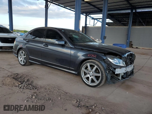 2014 Mercedes-Benz C C 250 Sport with VIN WDDGF4HB9EA957177, listed as a Copart auction lot 52532625 with 82,230 mi miles and Salvage Title. Bid and sale history available at carsss.com. Image 4.