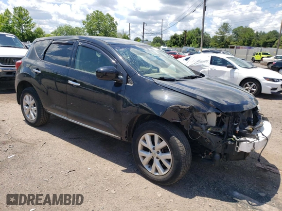 2012 Nissan Murano SL with VIN JN8AZ1MW0CW204818, listed as a Copart auction lot 60725114 with 85,210 mi miles and Salvage Title. Bid and sale history available at carsss.com. Image 4.