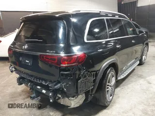 2022 Mercedes-Benz GLS 450 with VIN 4JGFF5KE8NA733344, listed as a IAAI auction lot 42296500 with 29,581 mi miles and . Bid and sale history available at DreamBid. Image 4.