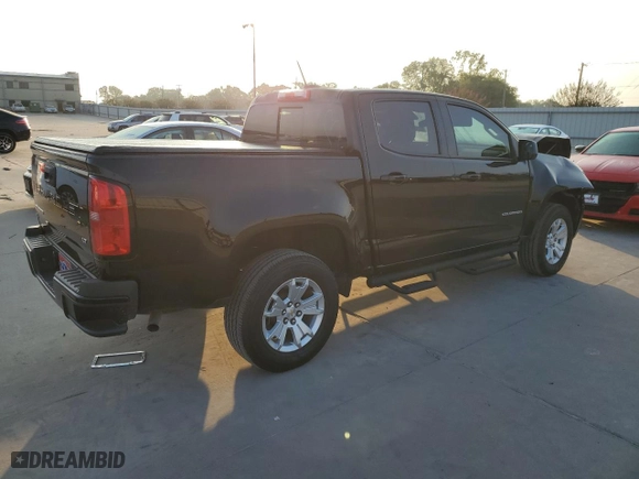 2022 Chevrolet Colorado 2WD LT with VIN 1GCGSCEA8N1332149, listed as a Copart auction lot 71750174 with 46,323 mi miles and Salvage Title. Bid and sale history available at carsss.com. Image 3.
