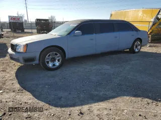 2004 Cadillac DeVille Limousine z VIN 1GEEH90Y64U550026, wystawiony jako Copart lot #42963405 z przebiegiem 42 964 mil mil oraz Szkoda całkowita • Salvage title. Historia ofert i sprzedaży dostępna na DreamBid. Obrazek 1.