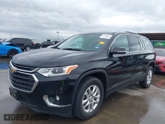 2020 Chevrolet Traverse LT Cloth with VIN 1GNERGKW9LJ300910, listed as a IAAI auction lot 41948213 with 64,972 mi miles and . Bid and sale history available at DreamBid. Image 18.