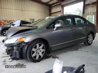 2006 Honda Civic LX with VIN 1HGFA16596L151833, listed as a Copart auction lot 56980455 with 187,320 mi miles and Salvage title. Bid and sale history available at DreamBid. Image 1.