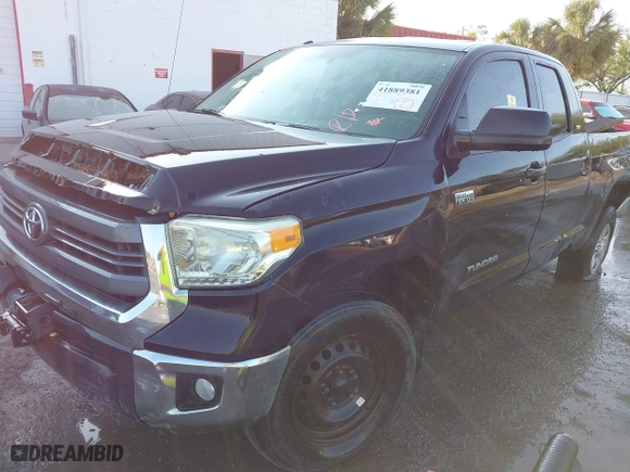 2014 Toyota Tundra 4WD Truck SR with VIN 5TFUW5F1XEX377799, listed as a IAAI auction lot 41889381 with 225,551 mi miles. Bid and sale history available at carsss.com. Image 19.