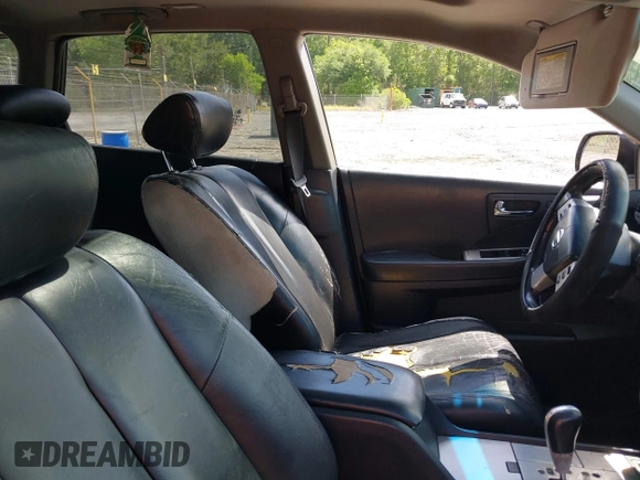 2004 Nissan Murano SL with VIN JN8AZ08T04W214583, listed as a IAAI auction lot 42142039 with 283,331 mi miles and . Bid and sale history available at DreamBid. Image 5.