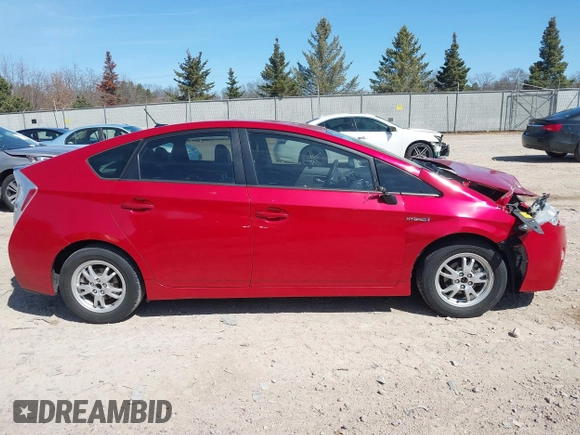 2011 Toyota Prius I with VIN JTDKN3DU0B0277923, listed as a IAAI auction lot 42053281 with 74,380 mi miles and . Bid and sale history available at DreamBid. Image 13.