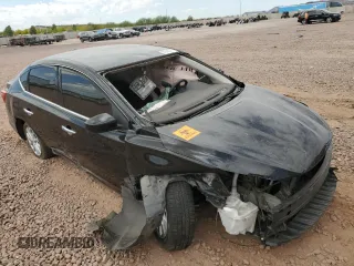 2019 Nissan Sentra SV with VIN 3N1AB7AP4KY453486, listed as a Copart auction lot 53346395 with Not Provided miles and Salvage Title. Bid and sale history available at DreamBid. Image 4.
