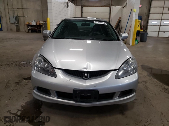 2006 Acura RSX Type-S Leather with VIN JH4DC530X6S016154, listed as a Copart auction lot 77568174 with 222,588 mi miles and Salvage Title. Bid and sale history available at carsss.com. Image 5.
