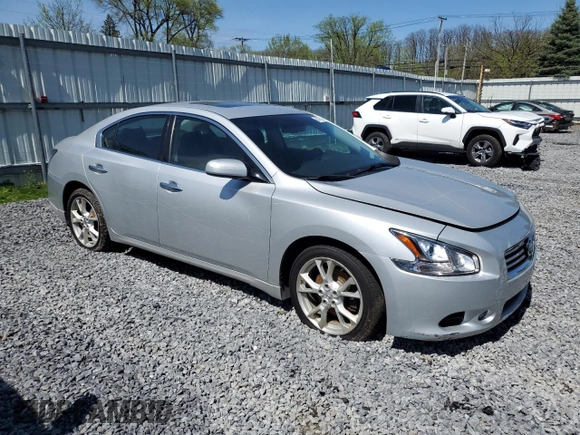 2013 Nissan Maxima SV with VIN 1N4AA5AP8DC812442, listed as a Copart auction lot 55475245 with 209,526 mi miles and Salvage Title. Bid and sale history available at DreamBid. Image 4.