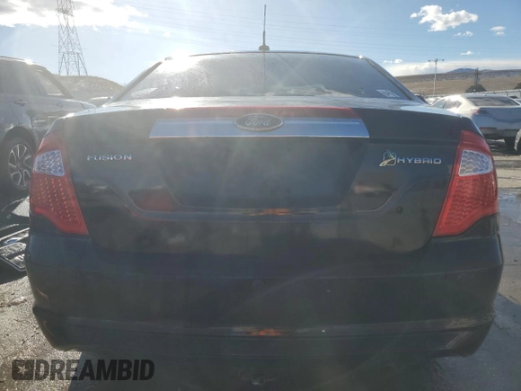 2010 Ford Fusion Hybrid with VIN 3FADP0L33AR296397, listed as a Copart auction lot 84566544 with 108,165 mi miles and Salvage Title. Bid and sale history available at carsss.com. Image 6.
