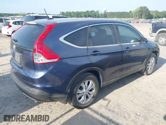 2013 Honda CR-V EX-L with VIN 2HKRM3H78DH505680, listed as a IAAI auction lot 42101780 with 201,721 mi miles and . Bid and sale history available at DreamBid. Image 4.