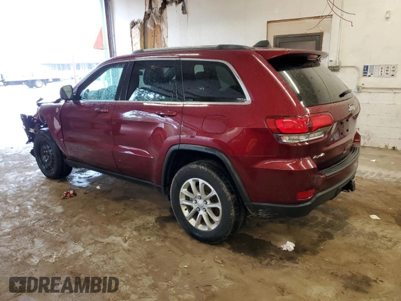 2021 Jeep Grand Cherokee Laredo E с VIN 1C4RJFAG0MC552959, выставлен на аукционе Copart как лот 62403245 с пробегом 103 019 миль миль и Списание • Salvage title. История ставок и продаж доступна на DreamBid. Изображение 2.