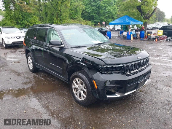 2021 Jeep Grand Cherokee Limited with VIN 1C4RJKBG1M8137417, listed as a IAAI auction lot 42302577 with 54,831 mi miles and . Bid and sale history available at DreamBid. Image 1.