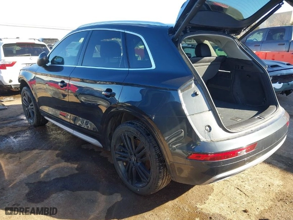 2018 Audi Q5 Premium Plus with VIN WA1BNAFY0J2173966, listed as a IAAI auction lot 41641191 with 106,909 mi miles. Bid and sale history available at carsss.com. Image 3.