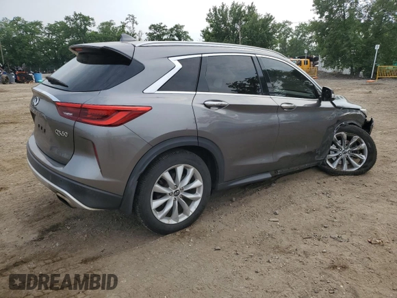 2019 Infiniti QX50 Essential z VIN 3PCAJ5M35KF126894, wystawiony jako Copart lot #60661325 z przebiegiem 66 307 mil mil oraz Szkoda całkowita • Salvage title. Historia ofert i sprzedaży dostępna na DreamBid. Obrazek 3.