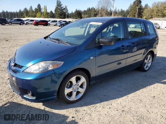 2006 Mazda 5 Sport with VIN JM1CR293760113190, listed as a Copart auction lot 54105865 with 120,194 mi miles and Salvage Title. Bid and sale history available at carsss.com. Image 1.