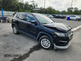 2019 Jeep Compass Sport z VIN 3C4NJCAB8KT615860, wystawiony jako Copart lot #60784545 z przebiegiem 109 592 mil mil oraz Szkoda całkowita • Salvage title. Historia ofert i sprzedaży dostępna na DreamBid. Obrazek 4.