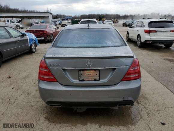 2010 Mercedes-Benz S-Class S 550 with VIN WDDNG7BB5AA319646, listed as a Copart auction lot 47017485 with 188,671 mi miles and Salvage Title. Bid and sale history available at carsss.com. Image 6.