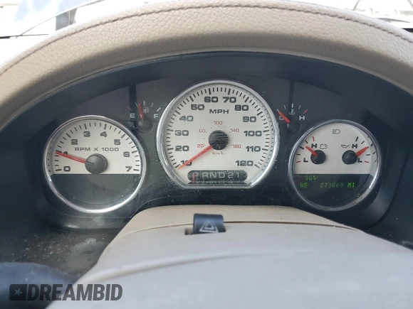 2005 Ford F-150 XLT with VIN 1FTPX12555NA75795, listed as a Copart auction lot 45660345 with 273,069 mi miles and Salvage Title. Bid and sale history available at carsss.com. Image 9.