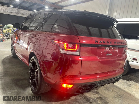 2016 Land Rover Range Rover Sport SVR с VIN SALWZ2EF7GA544520, выставлен на аукционе Copart как лот 50848935 с пробегом 46 984 миль миль и Чистый • Clean title. История ставок и продаж доступна на DreamBid. Изображение 3.