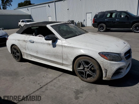 2020 Mercedes-Benz C 300 with VIN WDDWK8DB6LF949557, listed as a Copart auction lot 69230864 with Not Provided miles and Salvage Title. Bid and sale history available at DreamBid. Image 4.